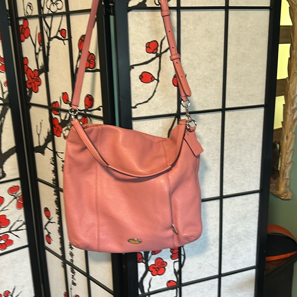 Dusty Rose Coach shoulder/cross body